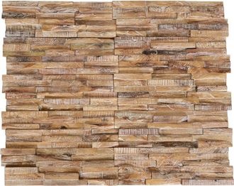 vidaXL Vidaxl - Paneles De Revestimiento De Pared 3d 10 Uds Madera Teca 1,01 M&sup2;