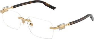 Dolce & Gabbana Glasses, male, Yellow, Size: 60 MM Stylish Eyeglasses Dg1361 Color 02