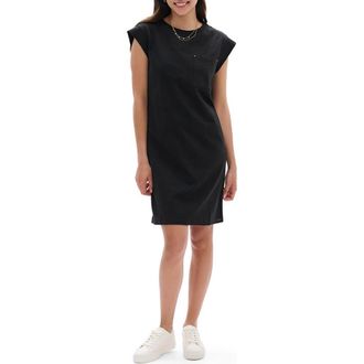 Hatley Pocket T-Shirt Dress in Caviar at Nordstrom, Size X-Small