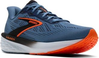 Brooks Launch 12 Running Sneaker in Moonlight/Black/Orange at Nordstrom, Size 12.5