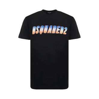 Dsquared2 Hombre, Camisetas, Negro, Talla: L