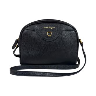 Ferragamo Gancini Leather Shoulder Bag (Pre-Owned)