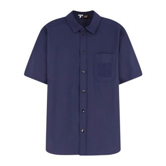 Loewe Heren, Overhemden, Blauw, Maat: XL Katoen