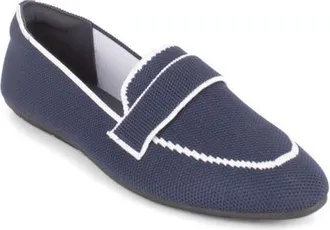 Elie Tahari Stockholm Loafer in Navy/White at Nordstrom, Size 8.5