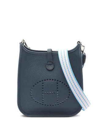 Hermès 2024 Clemence Evelyne Amazone TPM crossbody bag - Blauw