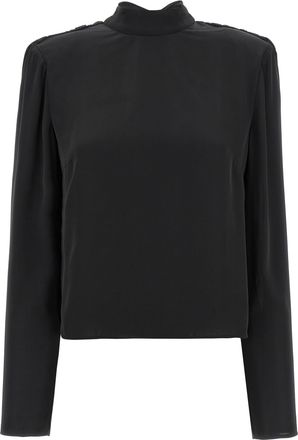 Rotate Satin Drapy Back Top