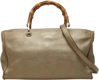 Gucci Pre-owned Cuoio borse-gucci - - Pre-owned - Donna - Marrone - ONE SIZE