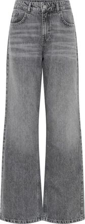 Bruuns Bazaar Wide Jeans - Dames - Loose Fit Jeans - Grijs - S - Denim - Jeans