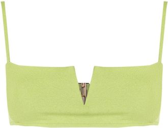 Lenny Niemeyer square-neck bikini top - Green