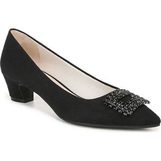 Life Stride Bling Pointed Toe Pump in Black at Nordstrom Rack, Size 8.5