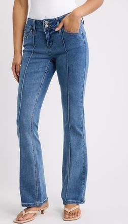 YMI Jessie Mid Rise Bootcut Jeans in All Over Potassium 3 at Nordstrom, Size 11