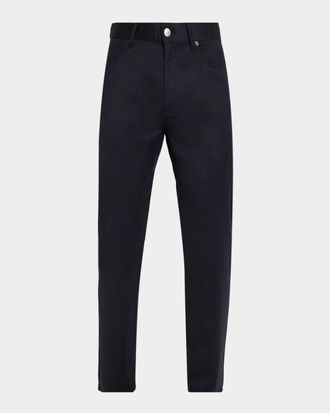 Ermenegildo Zegna Men & apos;s Wool Flannel Five-Pocket Pants