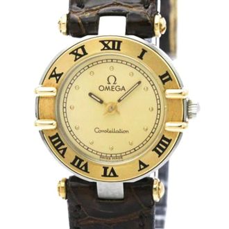 Omega Pre-owned Watches, female, Yellow, Size: ONE SIZE Pre-owned Constellation 595.1080 Wristwatch