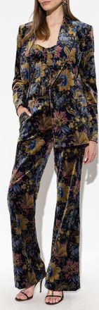 Etro Velvet Blazer, Womens, Multicolour