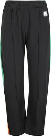 Wales Bonner Stijlvolle Urban Commune Kledingcollectie - Dames - Sweatpants - Zwart - M - Polyester - Broeken