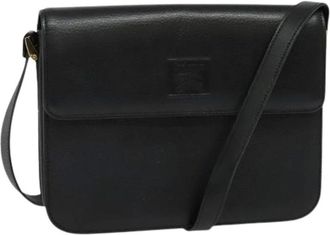 Burberry Pre-owned Cross Body Bags, female, Black, Size: ONE SIZE Pre-owned Vintage Shoulder Bag