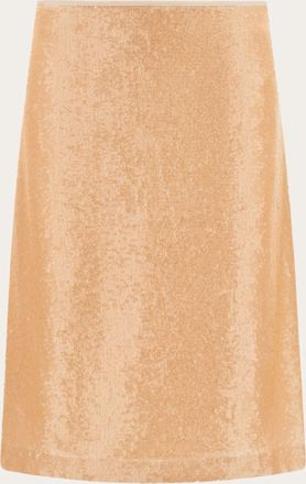 Ferragamo Donna Gonna con paillette Rosa