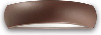Ideal Lux Ideal Lux - Giove - 1 Light Outdoor Wall Light Coffee IP54