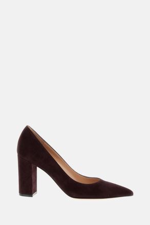 Gianvito Rossi Brown Slip On Pumps