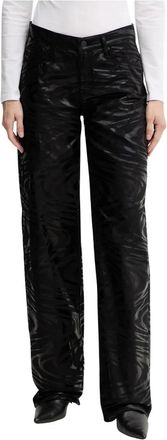 A|X Armani Exchange Low Rise Relaxed Fit Gekleurde Jeans - Dames - Regular Fit Jeans - Zwart - W26 - Katoen - Jeans