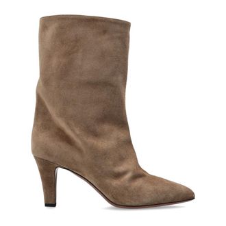 PARIS TEXAS Heeled Boots, female, Beige, Size: 7 US Elsa Heeled Ankle Boots