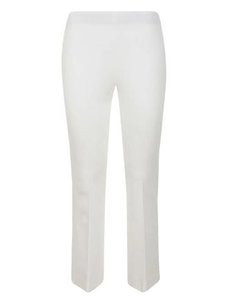 Liviana Conti straight-leg cropped trousers - women - Viscose - 40 - White