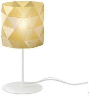 Linea Zero L&aacute;mpara De Mesa Base Y V&aacute;stago Oro Nuevo En Metal Cm. 13x36h