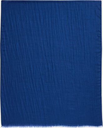 PIACENZA 1733 Mens Cashmere Eyelash Fringe Solid Scarf