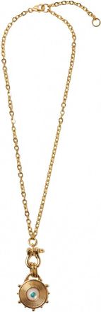 Lizzie Fortunato Womens Helm Necklace In Gold