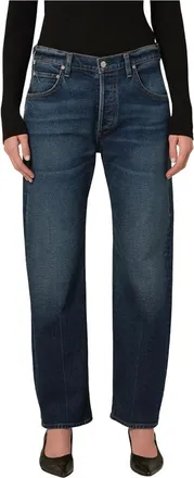 Citizens Of Humanity Jeans, Dames, Blauw, W27, Katoen, Winslow Boyfriend Long Jeans