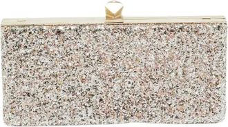 Jimmy Choo London Pre-owned Clutches, female, Pink, Size: ONE SIZE Pre-owned Fabric Clutch