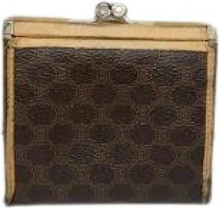 Celine Pre-owned Leather Wallet - Dames - Vintage Accessoires - Beige - ONE Size - Leer - Vintage