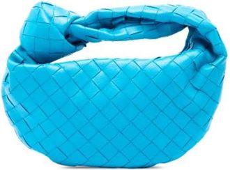 Bottega Veneta Pre-owned Mini Jodie - Dames - Vintage Handtas - Blauw - ONE Size - Leer - Vintage