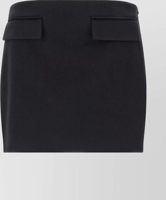 Ferragamo cashmere wool fitted skirt