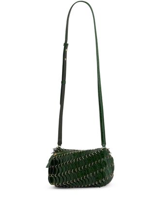Paco Rabanne Paco cross body bag - women - CALFSKIN - One Size - Green