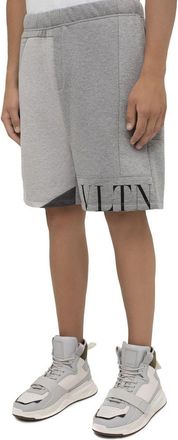 Valentino Mens Gray Modal Shorts