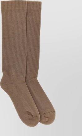Rick Owens jacquard logo socks