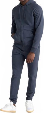 Saxx Down Time Full Zip Hoodie In India Ink
