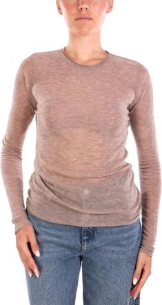 Pinko Mujer, Jerseys, Beige, Talla: S