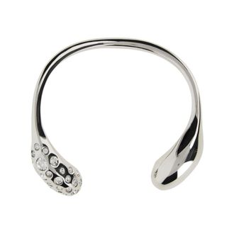 Marni Bracelets, female, Gray, Size: M Crystal Bracelet