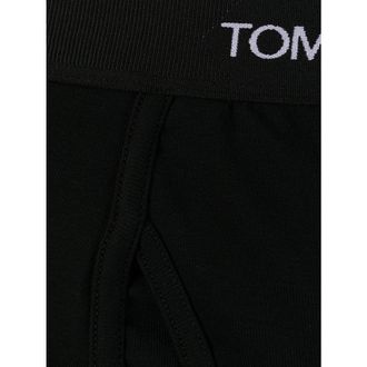 Tom Ford Cotton-Blend Boxer Briefs - Black