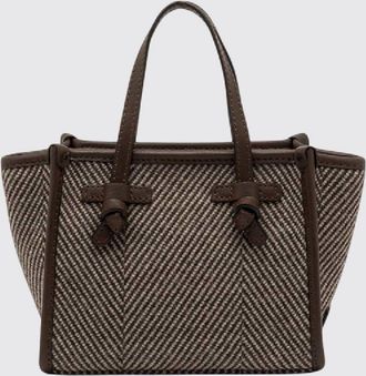 Gianni Chiarini Borsa mini Miss Marcella in cotone chevron con tracolla