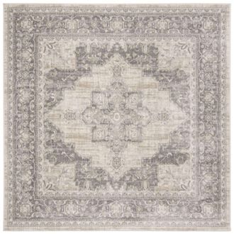 Safavieh Alfombra crema/gris 201 x 201 cm