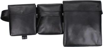 The Attico Marsupio Convertibile in Pelle con Tasche Multiple - - Bags - Uomo - Nero - ONE SIZE