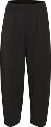 Inwear Pannieiw Wijde Broek - Dames - Wijde Broeken - Zwart - M - Polyester - Broeken