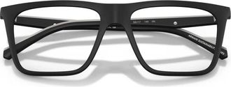 Emporio Armani Clip-On Zonnebril - Heren - Brillen - Zwart - 56 MM - Accessoires