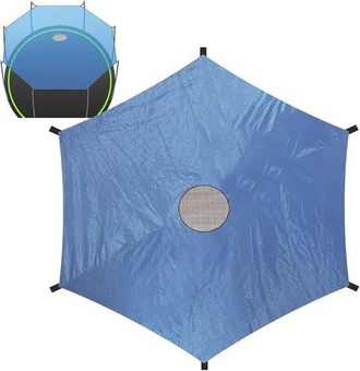 OEM Toldo Para Cama El&aacute;stica - 3 Metros - 6 Postes - Azul