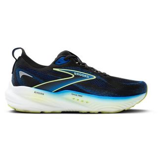 Brooks Mens Glycerin 22 - Shoes Black/Cobalt/Neon Yellow Size 11.5