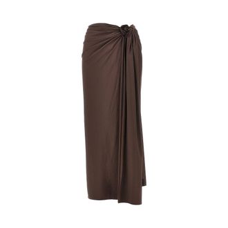 Maygel Coronel Capella long pareo skirt Woman One Size