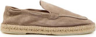 Aur&eacute;lien Beachside Suede Espadrille Loafers - Grey - 44 (IT44 / UK10)